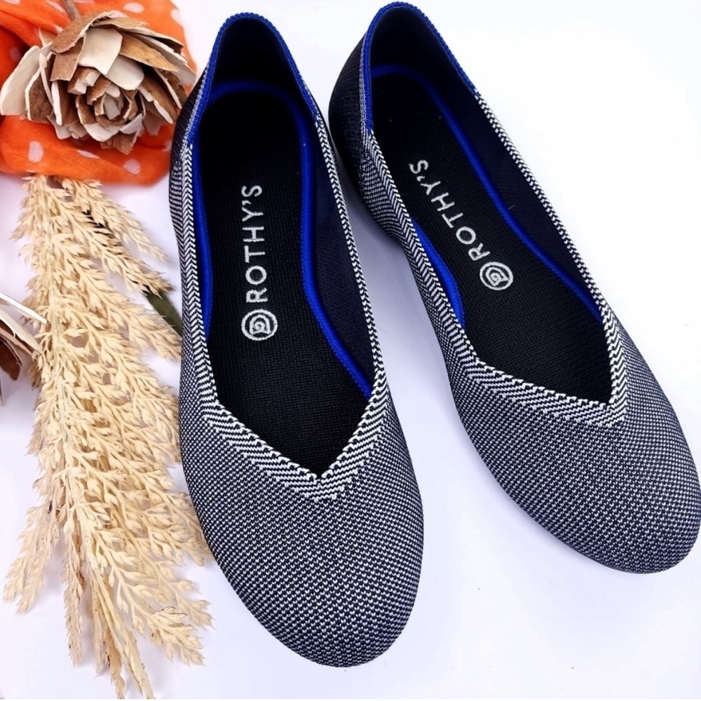 Rothy's Blue Two Tone Ballet Flats Size 9.5m